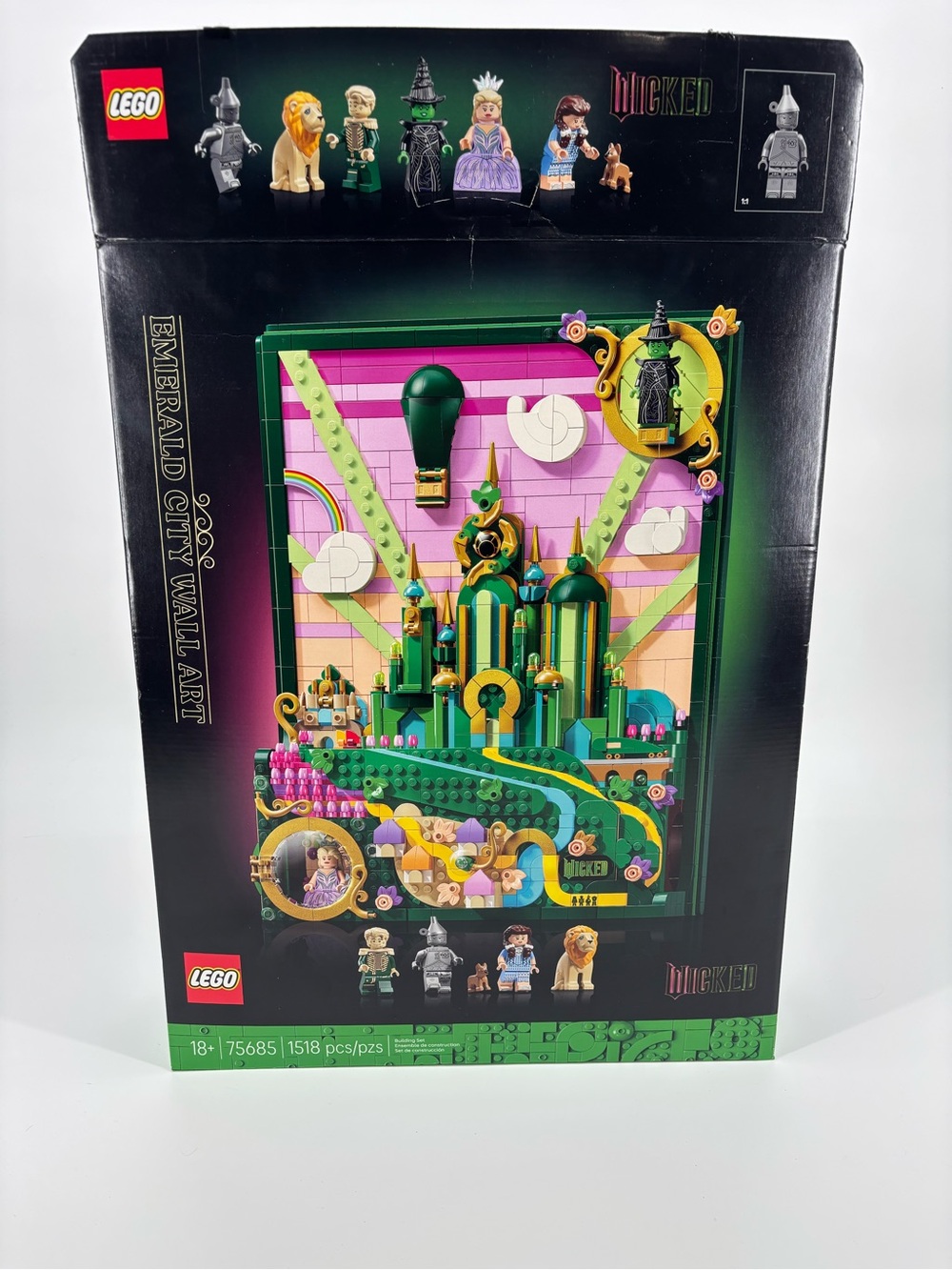 Lego 75685 Wicked Emerald‎ City Wall Art Manual and Box Only No Bricks